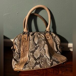 STS ranch purse with snakeskin
